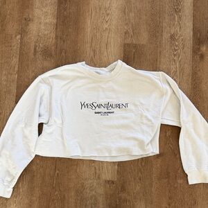Source Unknown White Logo Sweatshirt
